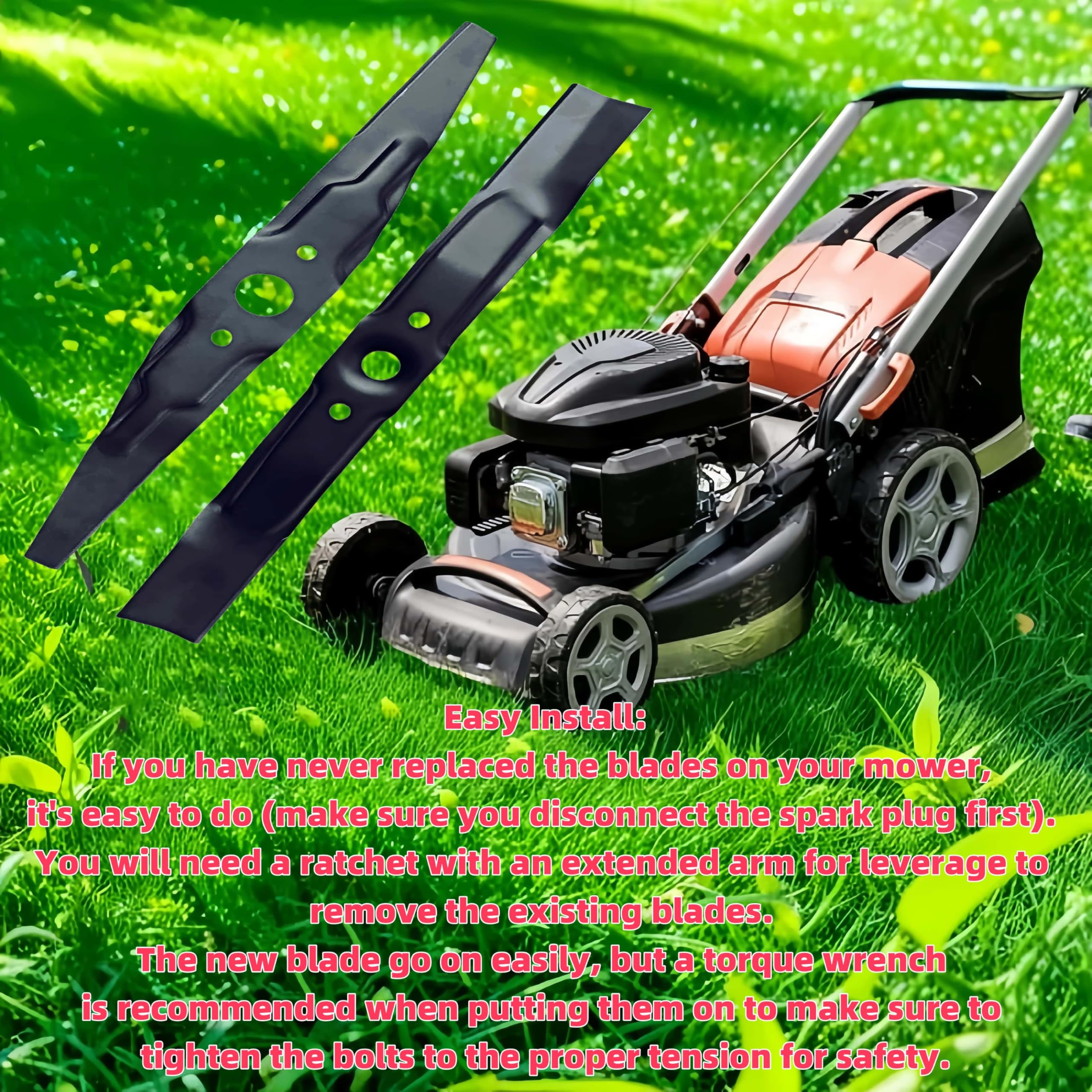 Amazon.com : PAHQER Lawn Mower Blades 72511-VR8-M00 72531-VR8-M00