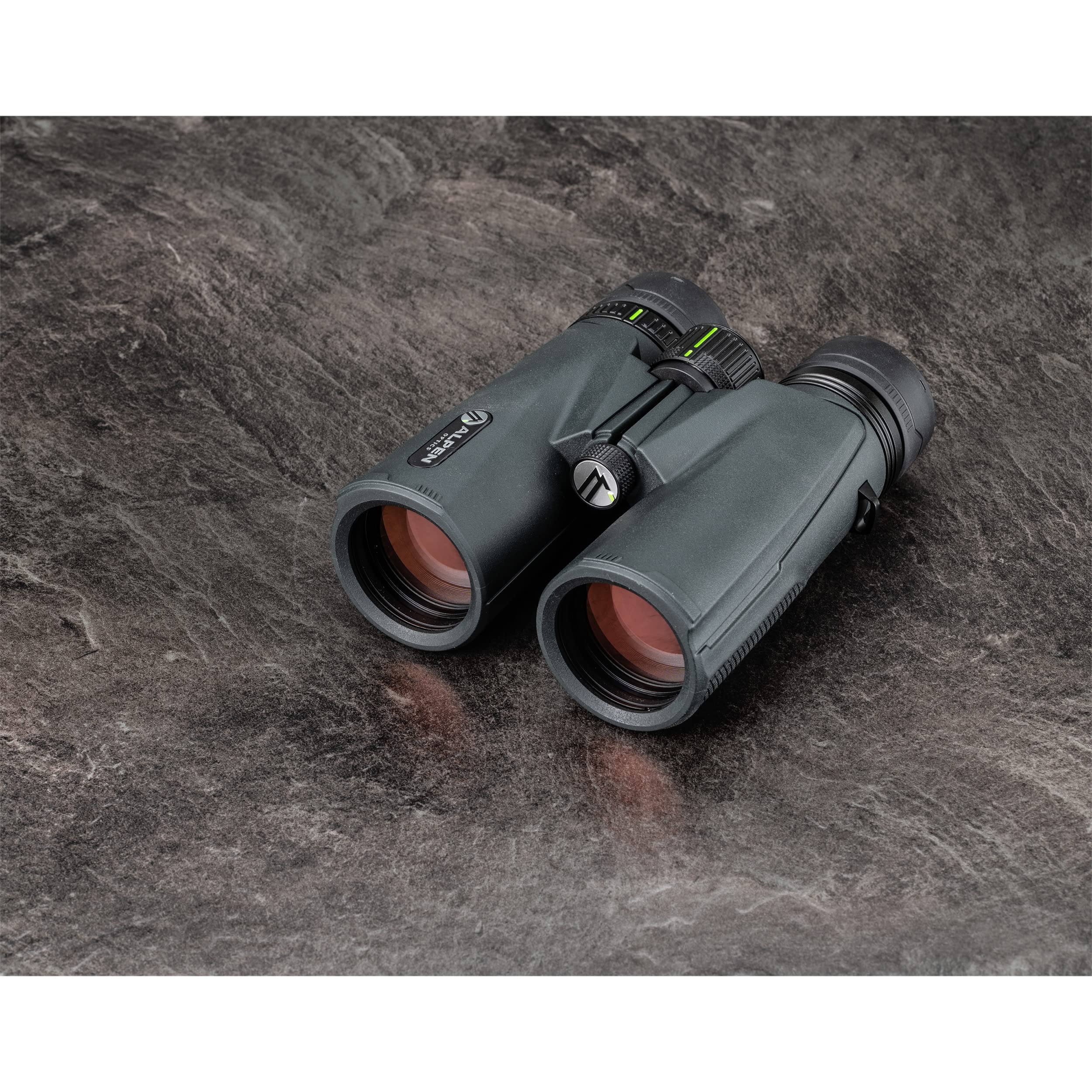 Alpen Optics Black Tusk Binocolo da caccia 8x42 impermeabile con vetro ED | Ingrandimento 8x, campo visivo 142 m, per occhiali, trasmissione luminosa oltre il 94 per cento, rivestimento PXA