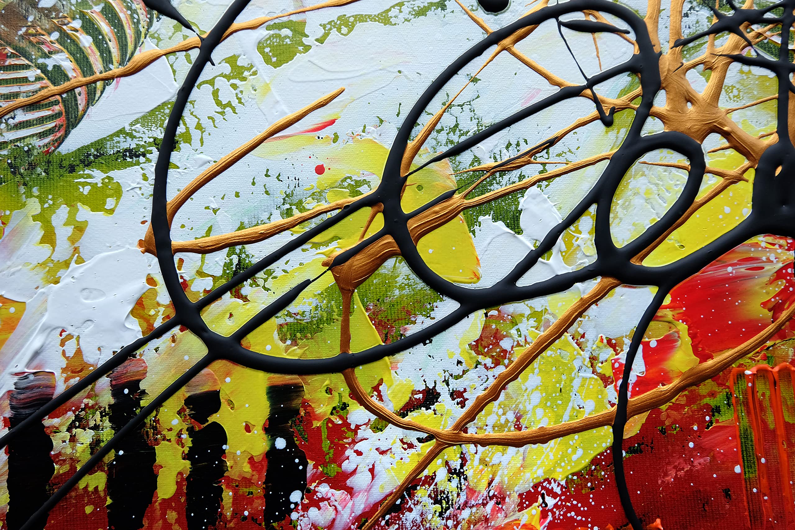 Monica Mirafiori I 90x60 cm I Tableau Peint à la Main I Modèles Tableau I Peintre Moderne I Tableaux Peintures I Toile sur Cadre en Bois