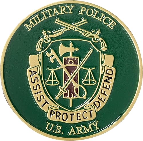 El Cuerpo de Policía Militar del Ejército de los Estados Unidos Cruzó Pistolas Moneda