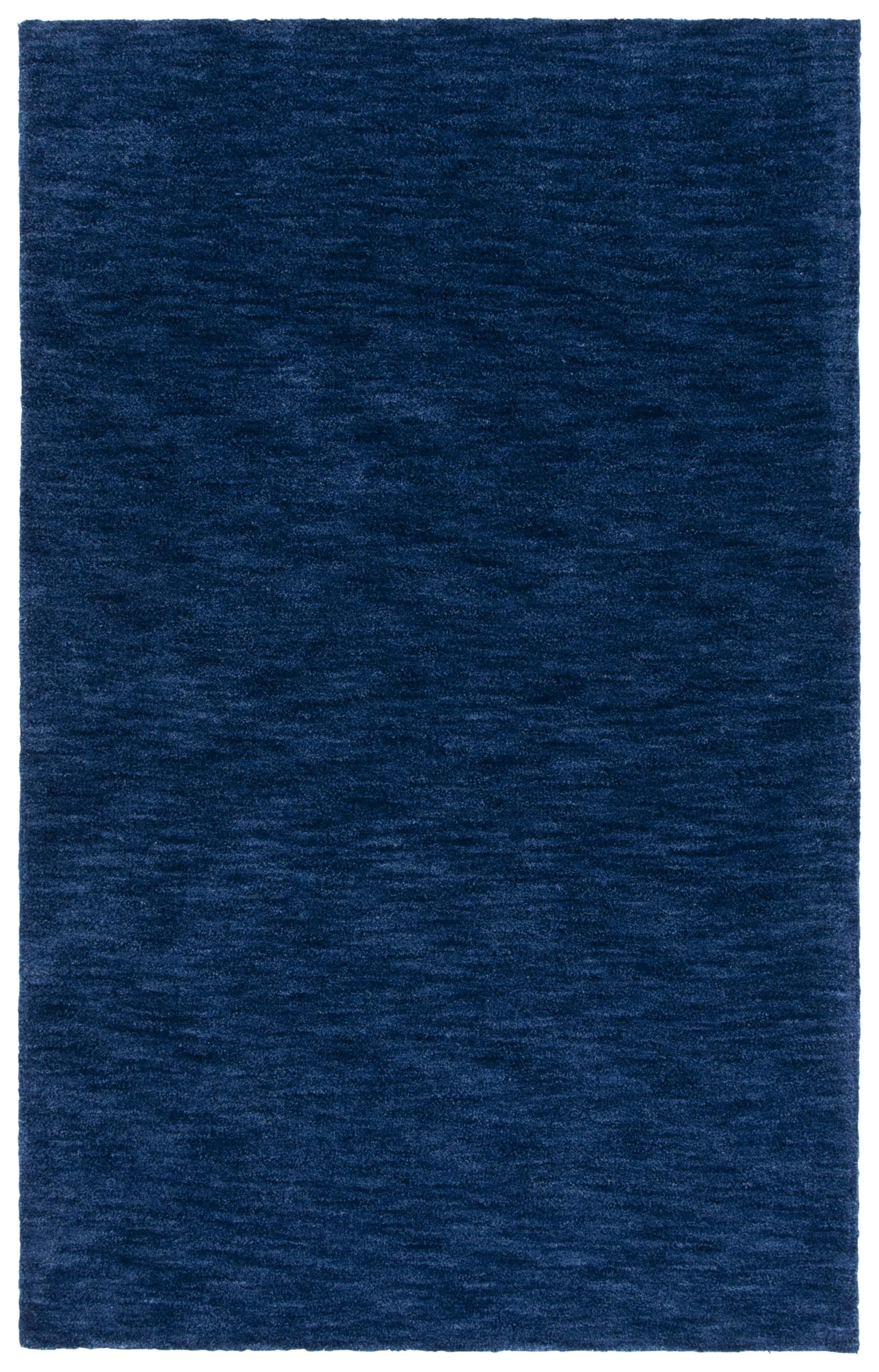 SAFAVIEH Carmine Collection Accent Rug - 3' x 5', Navy, Handmade, Ideal for The Entryway, Foyer, Bedroom (CMN101N-3)