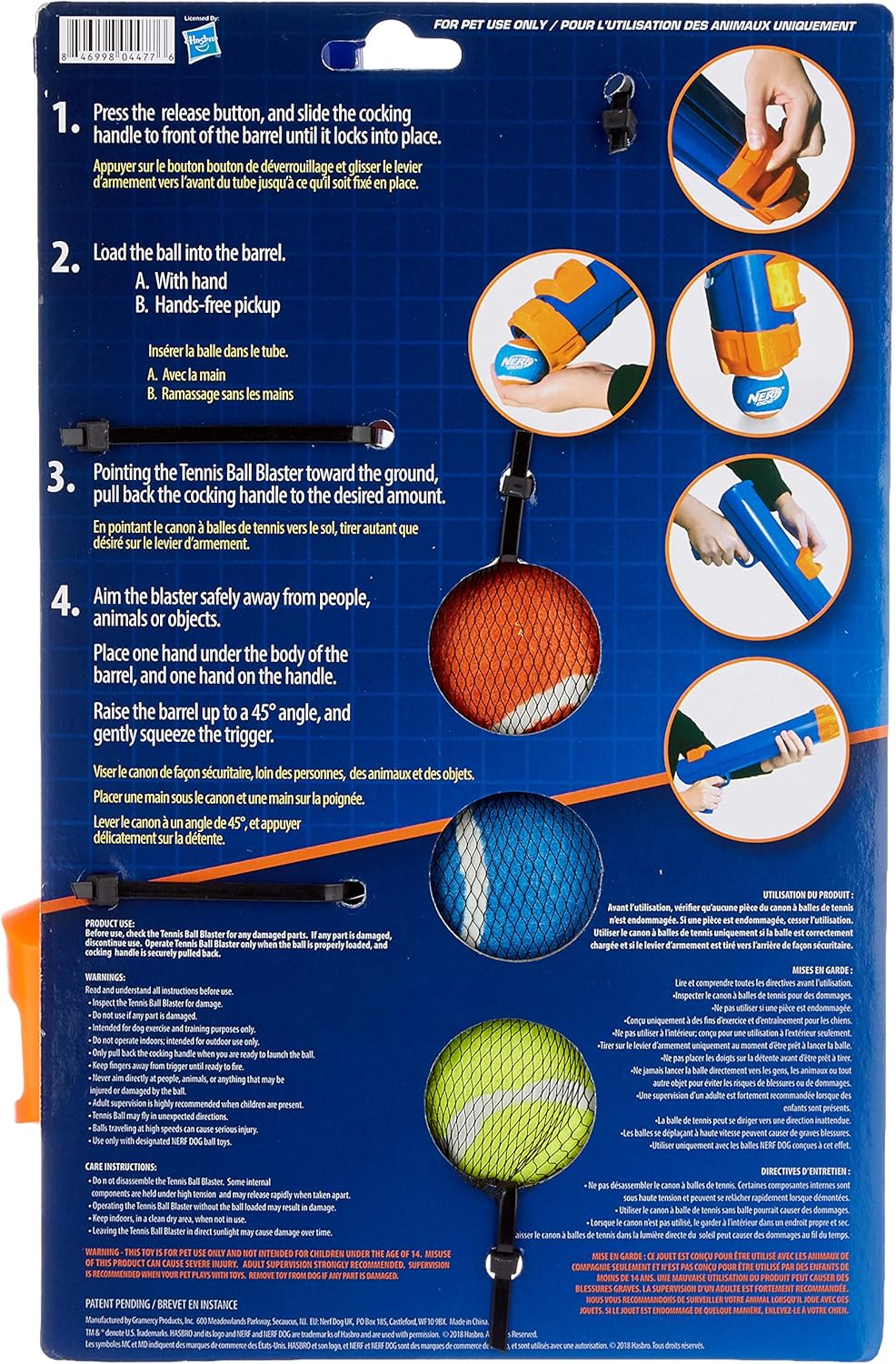 Nerf Dog Tennis Ball Blaster for Small Dogs and Puppies