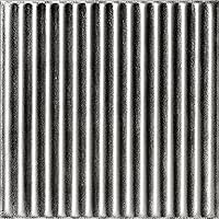 Vista 1 de A La Maison Ceilings R133 - Azulejo de techo de espuma corrugada prepintada (259.2 pies cuadrados/caja), paquete de 96, plata antigua