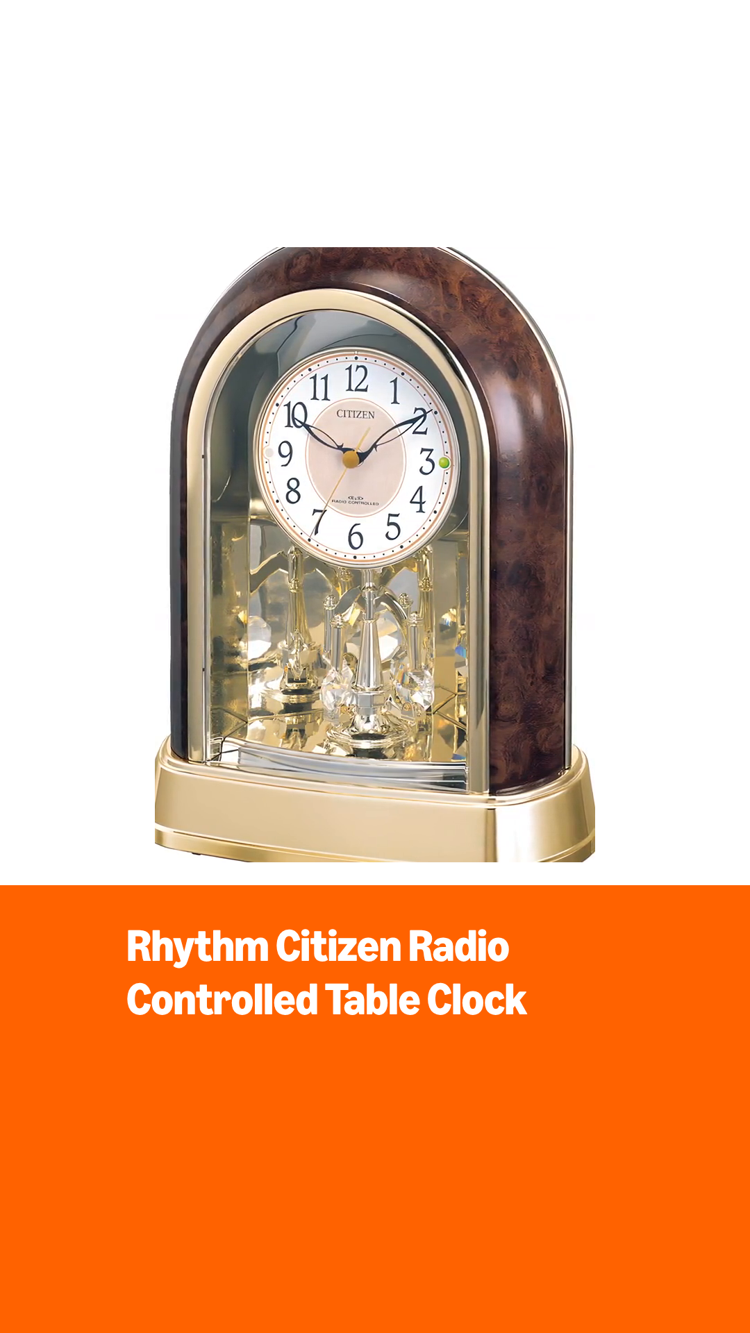 Amazon.com: Rhythm Citizen 4RY656-023 Table Clock Radio Clock