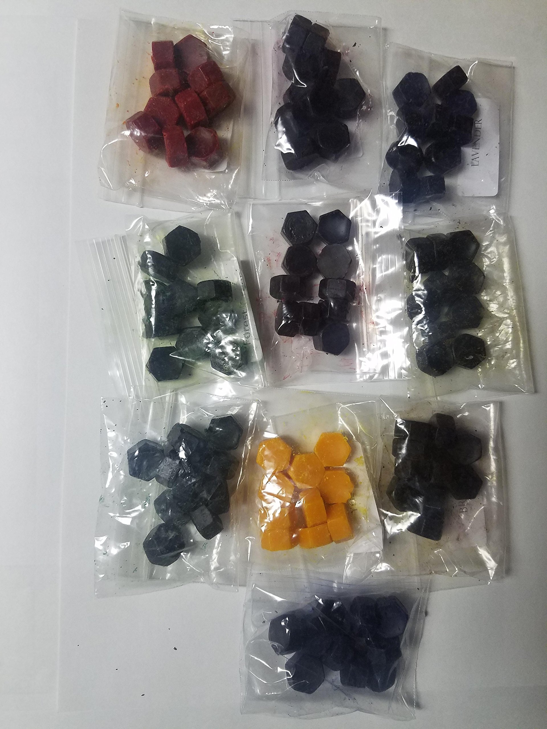 Candle Dye Chips Sample Set 100 Dye Chips 10 Colors