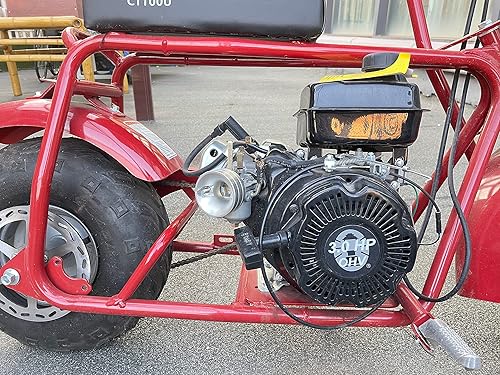 Vista 19 de Kit de adaptador de filtro de aire de 2.283 in para la mini bicicleta Coleman CT100U (negro)