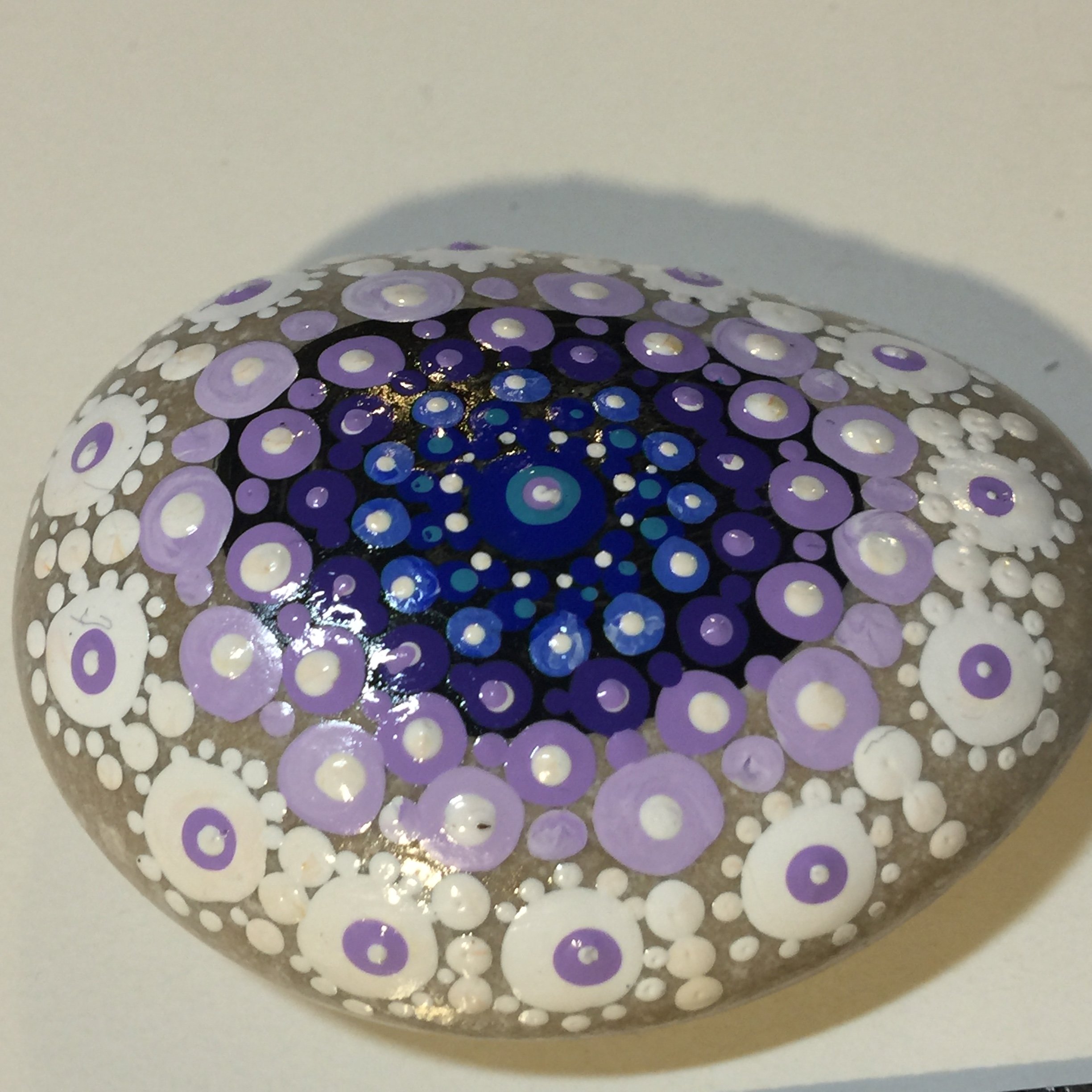 Painted rock, painted stone, 24