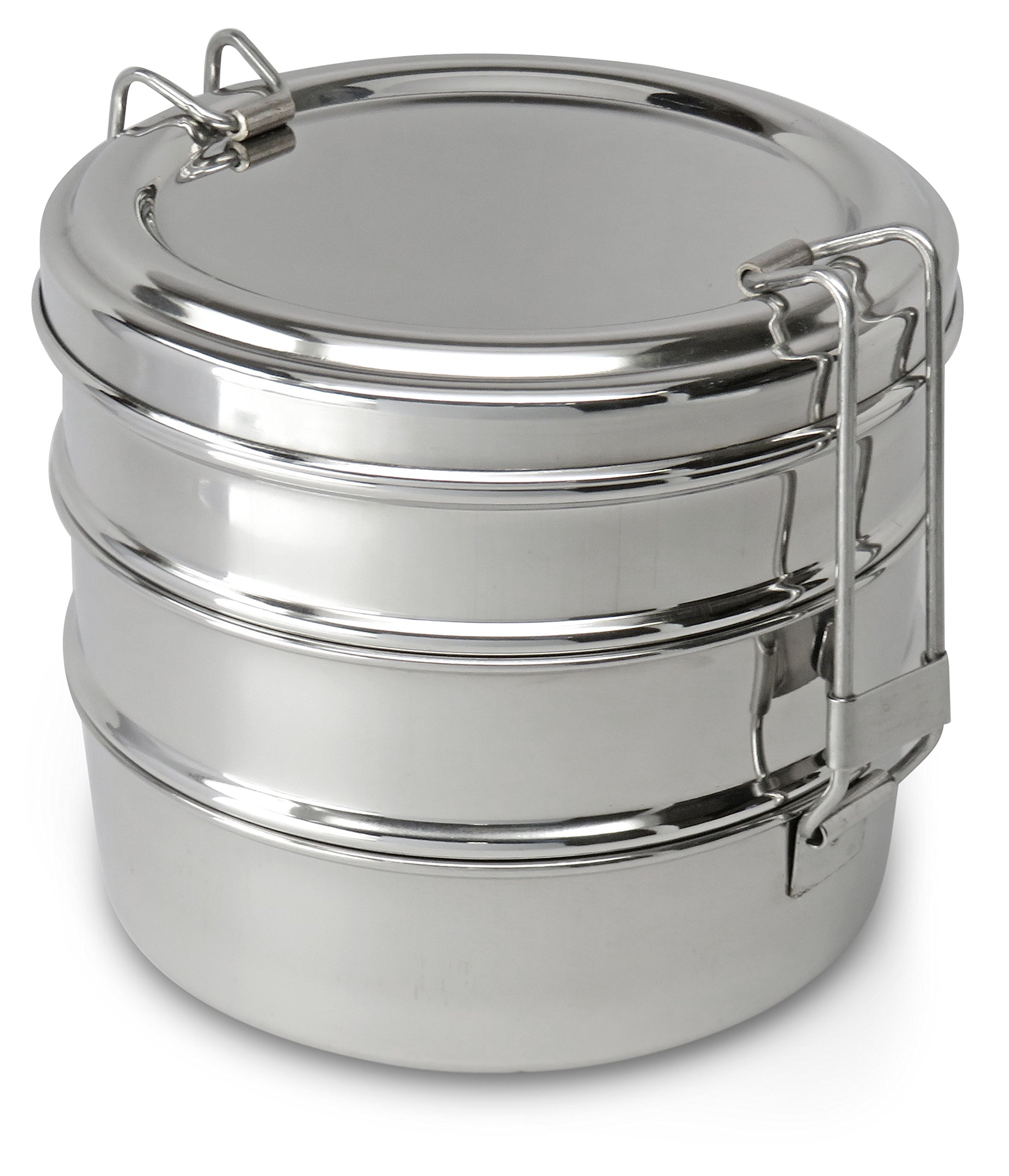 Photo 1 of Stainless Steel Tripple Stacking 3 Tier Tiffin Lunch Box