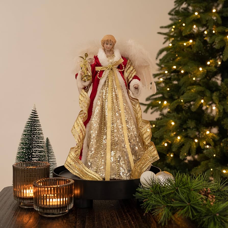 ⭐︎Noel⭐︎ Amazon.com: Valery Madelyn Lighted Christmas Tree Topper