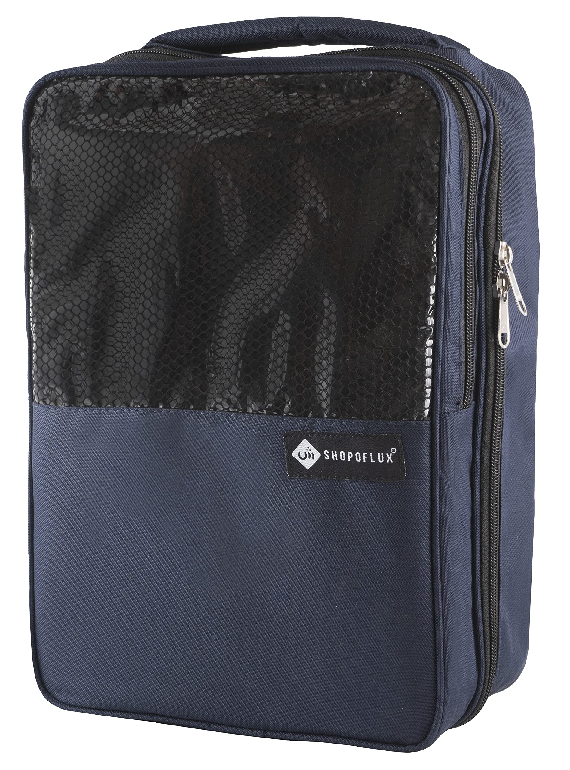ivee international Shoes Bag for Travel | Footwear Organizer Pouch | Multi-Purpose Portable Foldable Organizer | Travelling Shoe Holder Storage Bag (Blue)-picture-14