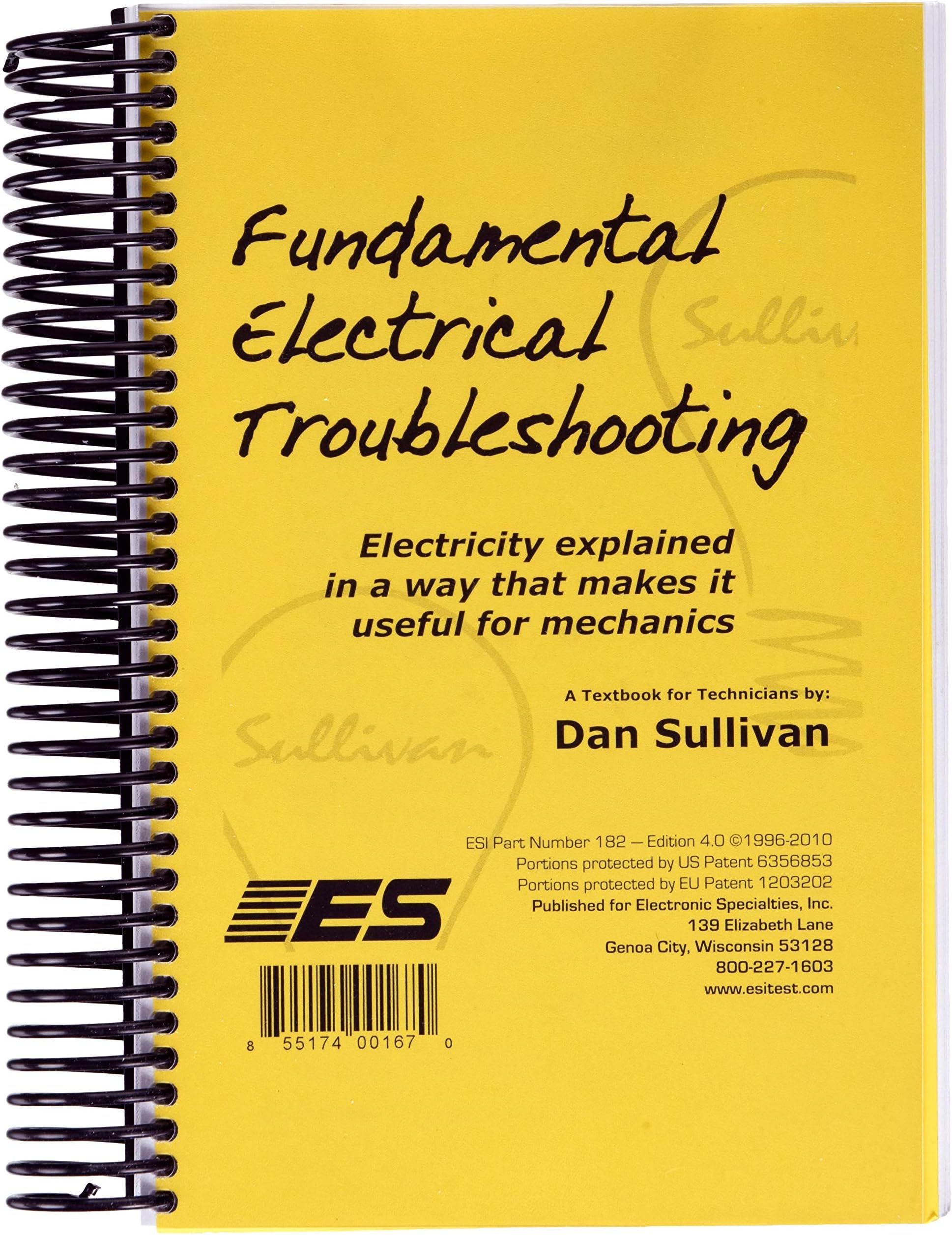 ES ELECTRONIC SPECIALTIES 182 Fundamental Electrical Troubleshooting Book