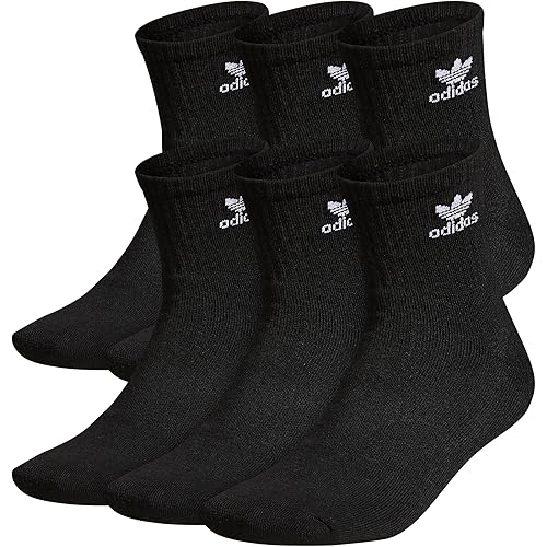 adidas Originals Trefoil Quarter Socks (6-Pair)