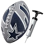 Franklin Sports NFL Dallas Cowboys Football - Youth Football - Mini 8.5 Rubber Ball - Perfect for Kids - Team Logos and Colors