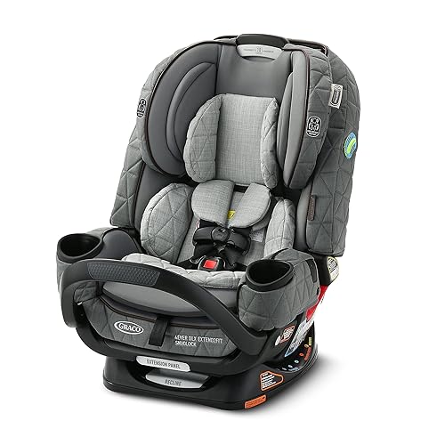 Graco Premier 4Ever DLX Extend2Fit SnugLock - Asiento de automóvil 4 en 1 con barra antirebote Midtown