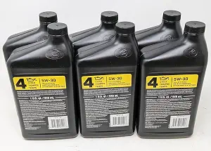 Champion 6-Pack Full Synthetic Motor Oil 5W-30 Quart Bottle
