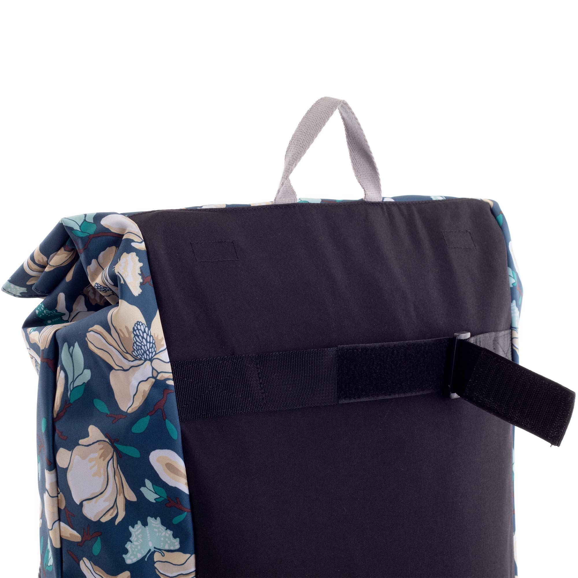 Andersen Shopper Royal mit 3-Speichenrad Ø 25 cm und 37 Liter Tasche Basil Magnolia blau, wasserdicht