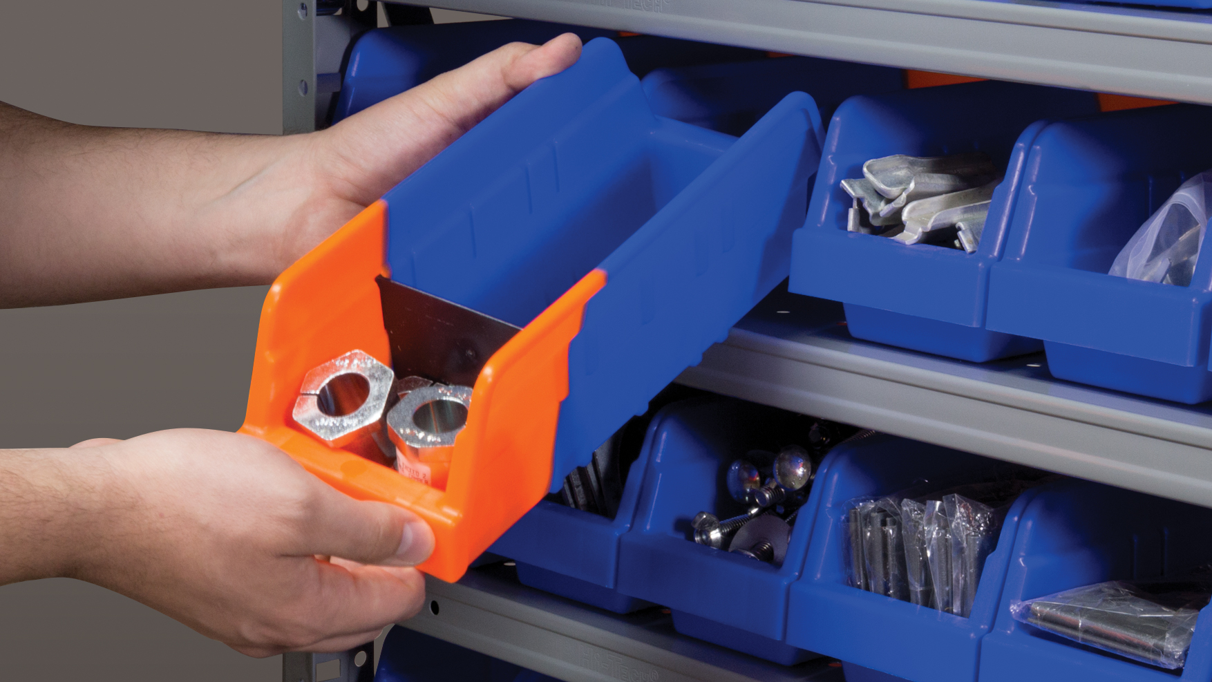 Akro-Mils 36462 Indicator Inventory Control Double Hopper Plastic