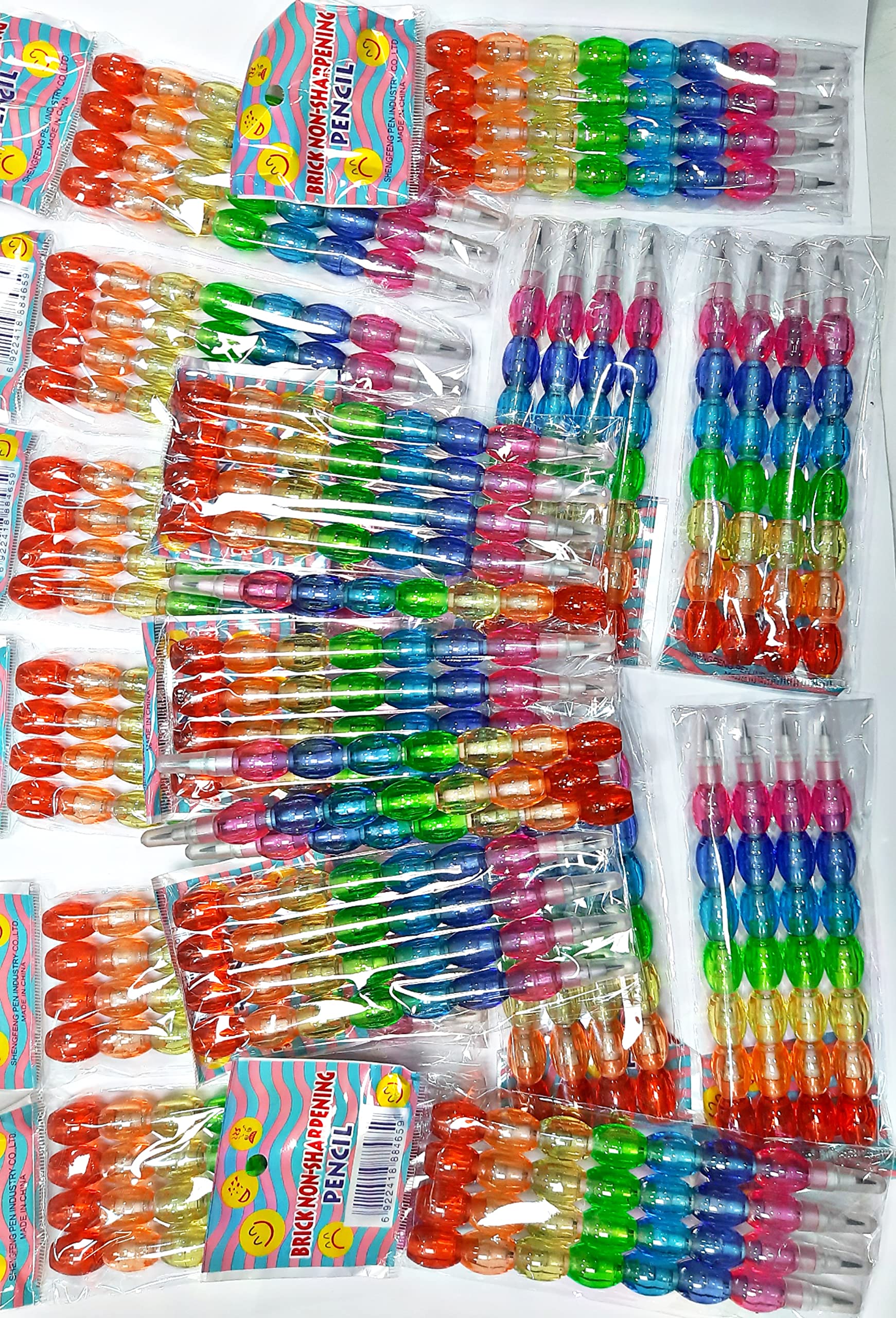 MSGH Pearls Moti Design Non-Sharpening Stacking Pencil for Kids, Birthday Party Return Gifts Multicolour Transparent Pearl (PACK OF 6 PKT(24 PENCIL) (B0BMVF97MS) Amazon Price History, Amazon Price Tracker