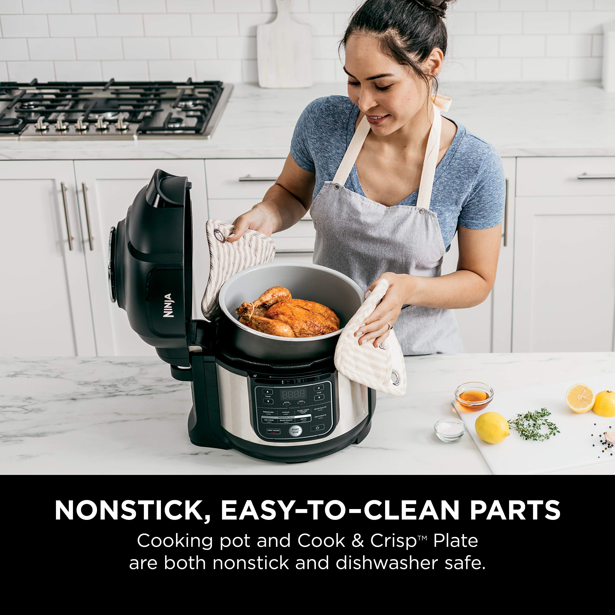 Ninja OS301 Foodi 10in1 Pressure Cooker and Air Fryer with Nesting