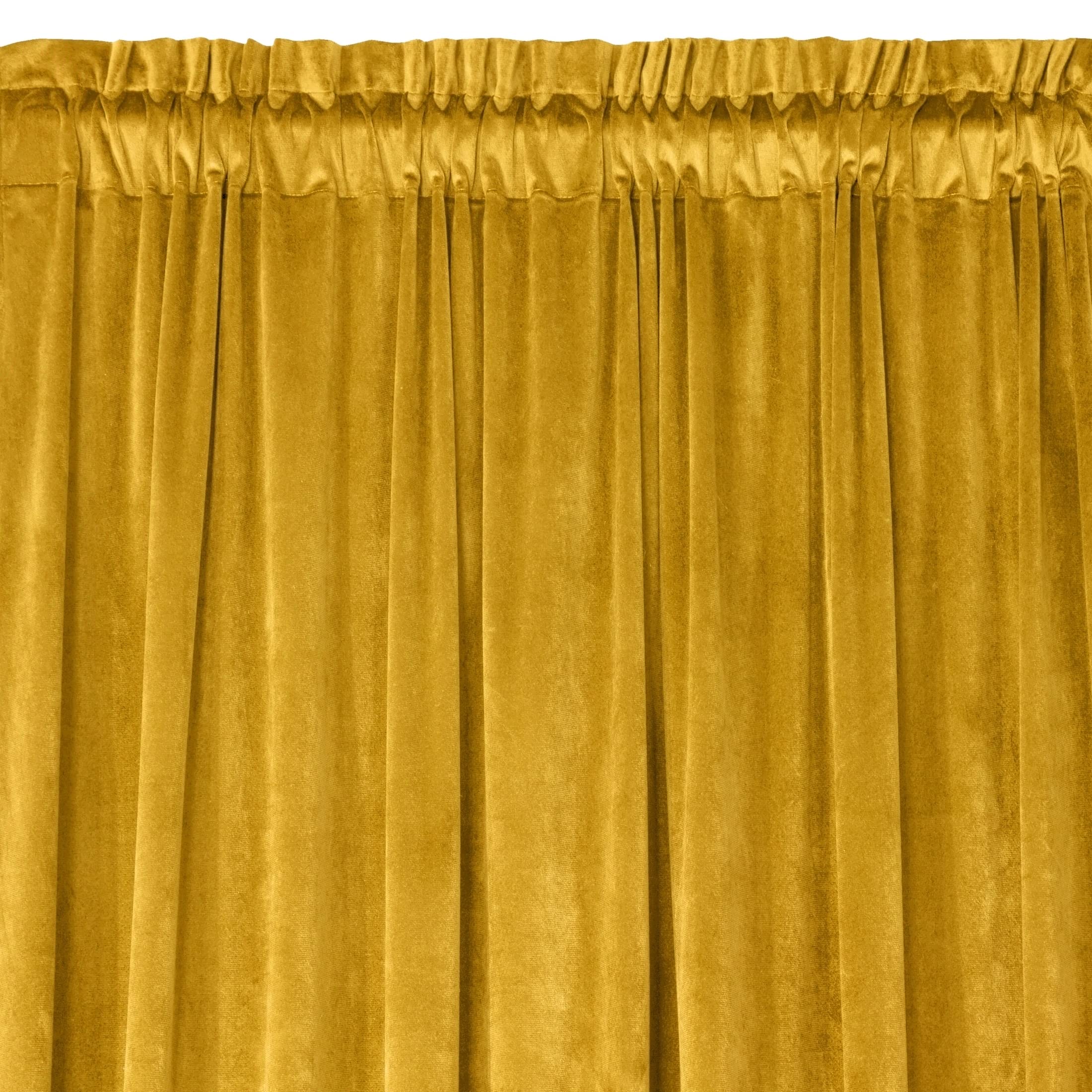 Eurofirany Design91 ROSA Soft Plain Opaque Velvet Curtain with Rufflette Tape For Rail, 1 Unit - Image 2