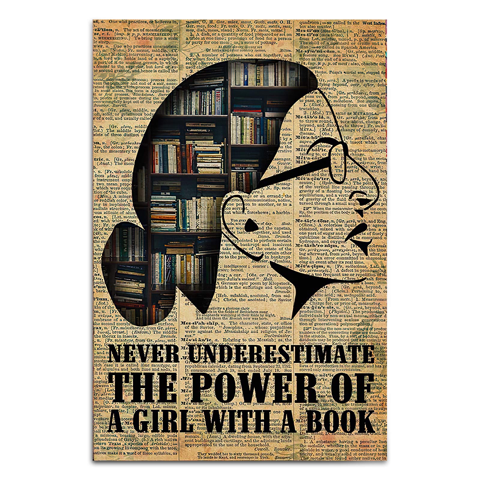 Notorious RBG Poster Ruth Bader Ginsburg Feminist Canvas Wall Art Prints Unframed Inspirational Gifts for Women Lawyers Judges Home Decor 12x16 Inches