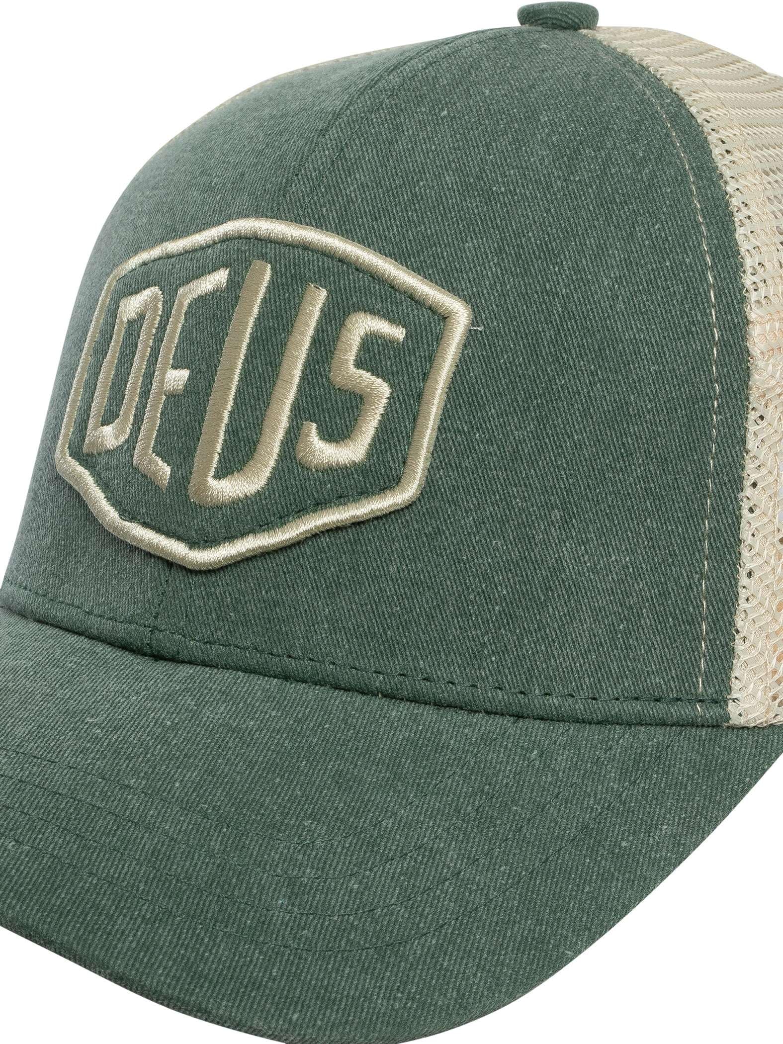 Deus Gorra Shield Trucker – Shale Green, verde, Talla única