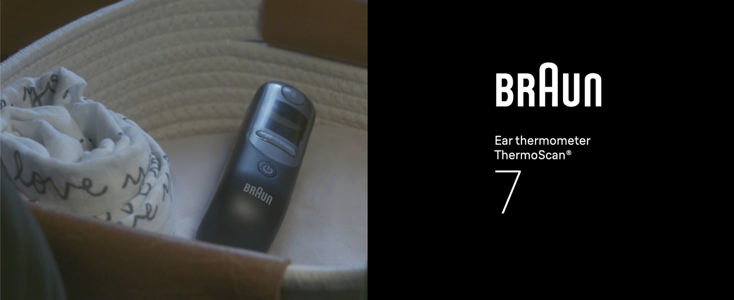 Braun ThermoScan 7 Digital Ear Thermometer for Adults, Babies & Infants, Age-Adjusted Fever Guidance, No. 1 Brand Recommended by Pediatricians