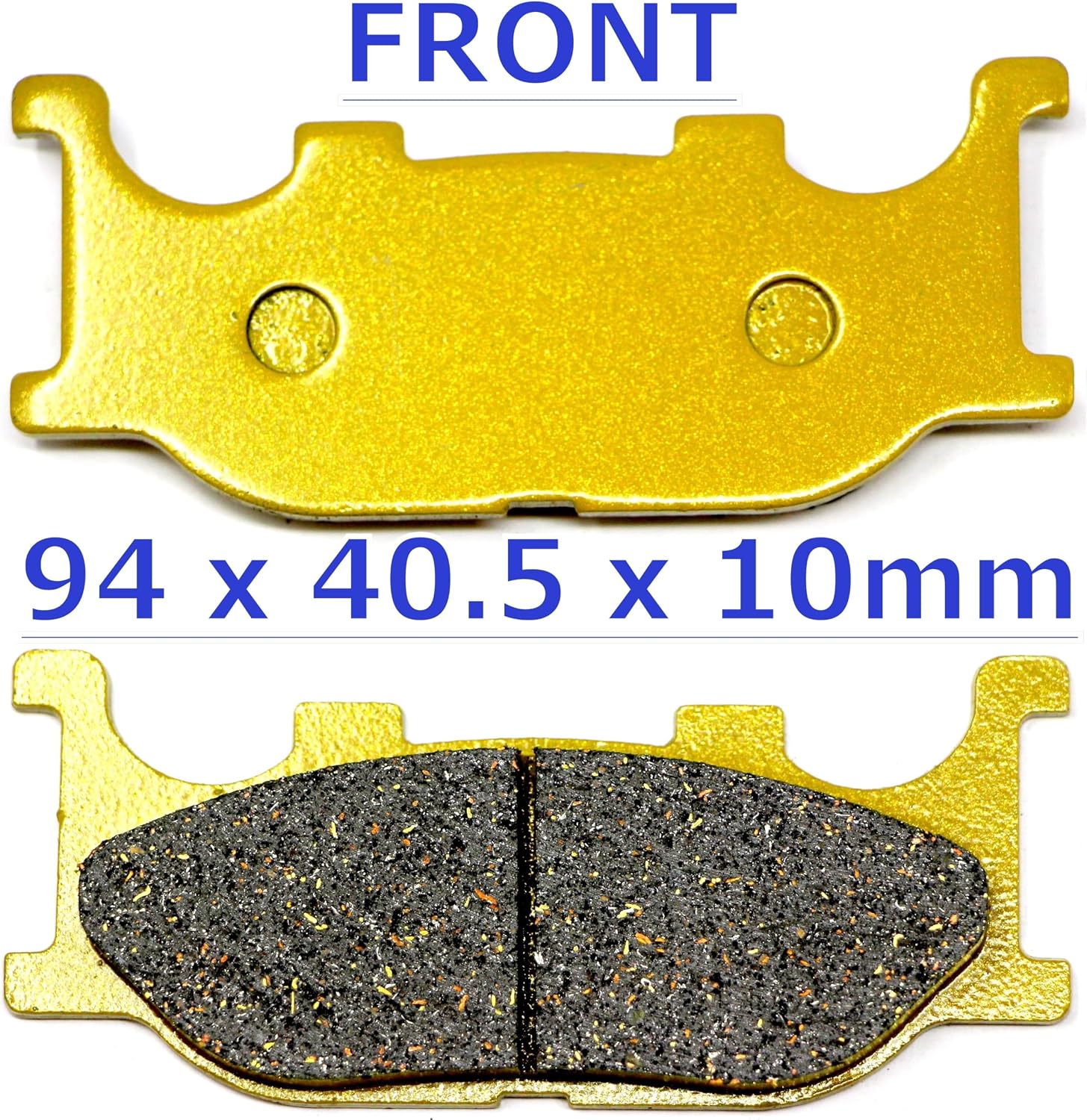 Front Rear Brake Pads for Yamaha V Star 1300 XVS1300A 2007-2015/ Deluxe XVS1300CTF 2013-2017/ Tourer XVS1300CT 2007-2017/ XVS 1300 A Midnight Star 2007-2013 FA199 FA319 Brakes MC0491