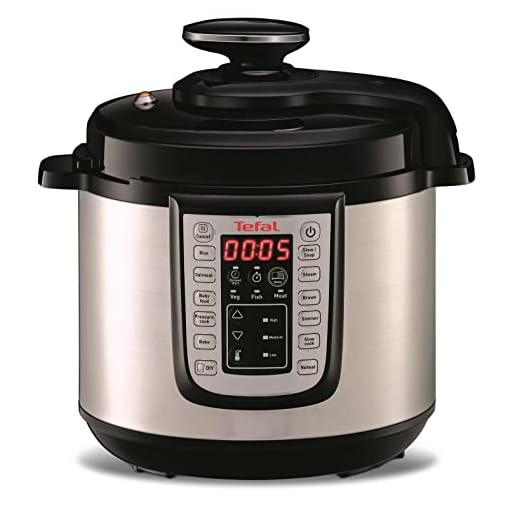 Tefal All-in-One CY505E Slowcooker, Multicooker & Snelkookpan, 25 automatische programma’s, Grote capaciteit 6 liter