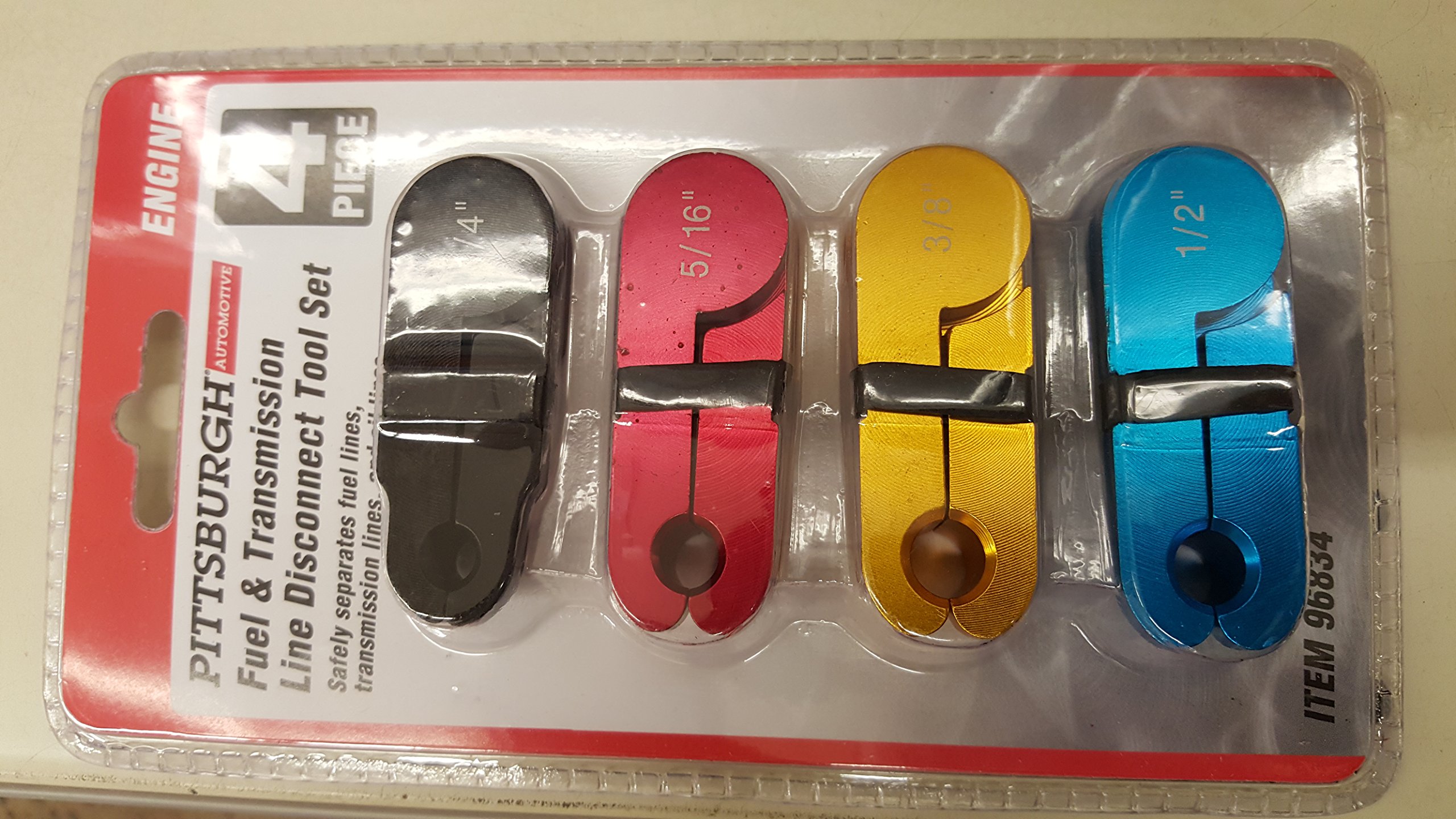 4 Piece Fuel and Auto Trans Line Disconnect Tool Set Color Coded