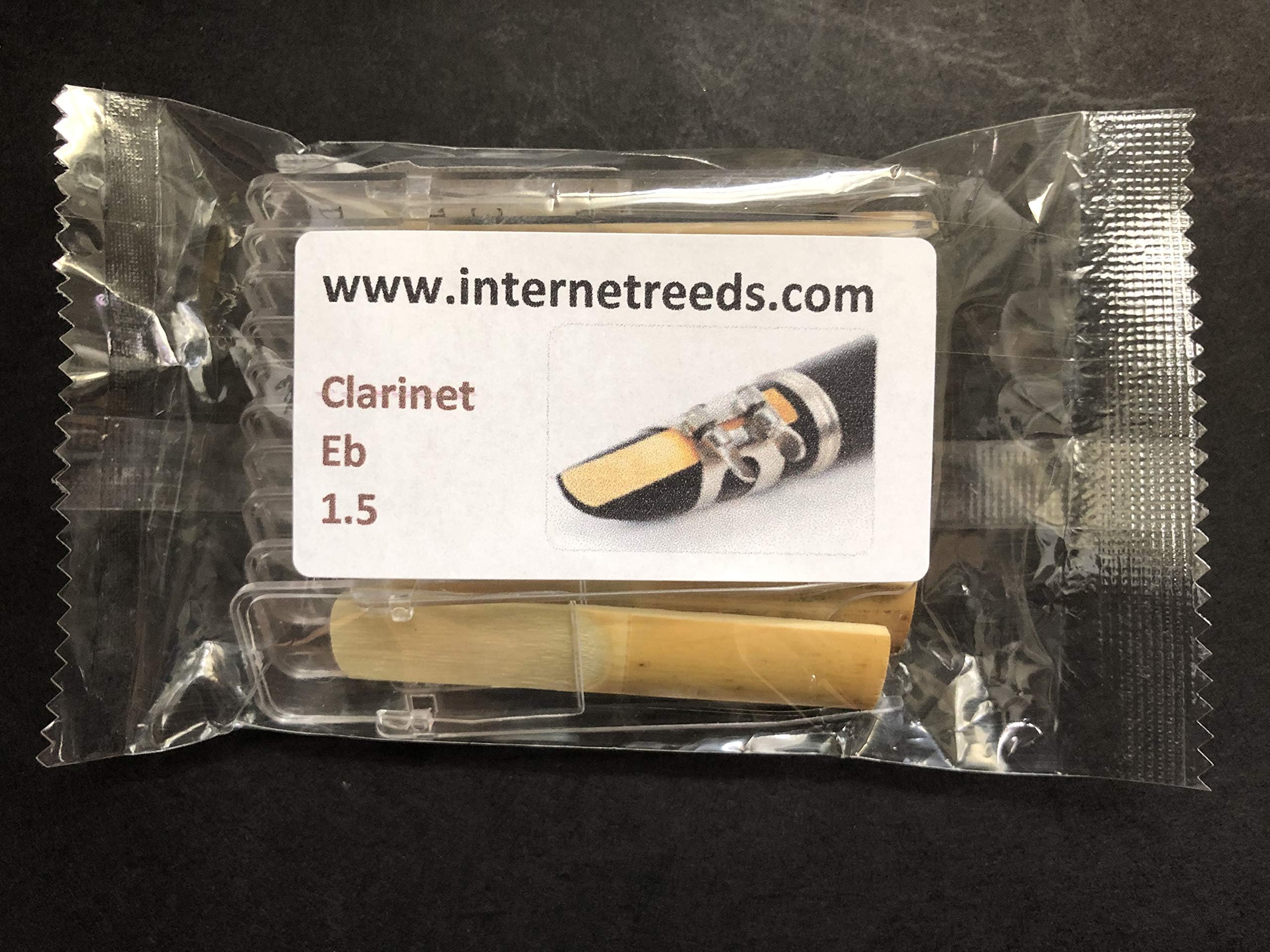 Reeds for Clarinet Eb 1.5 Packet of 10 Long Lasting Premium Quality For Professional and Amateur Musicians FREE UK DELIVERY INTERNETREEDS
