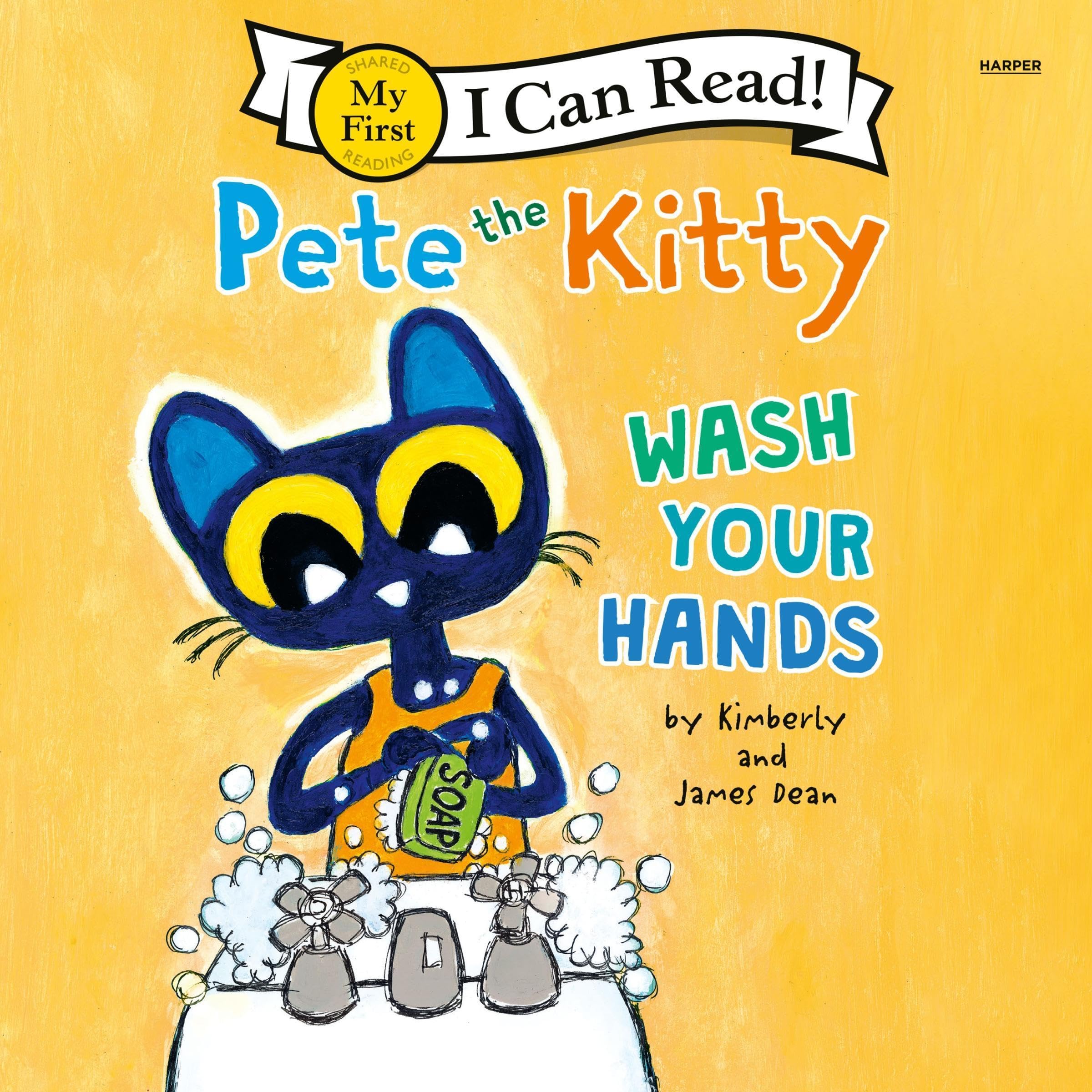 Cover art for Pete the Kitty: Wash Your Hands