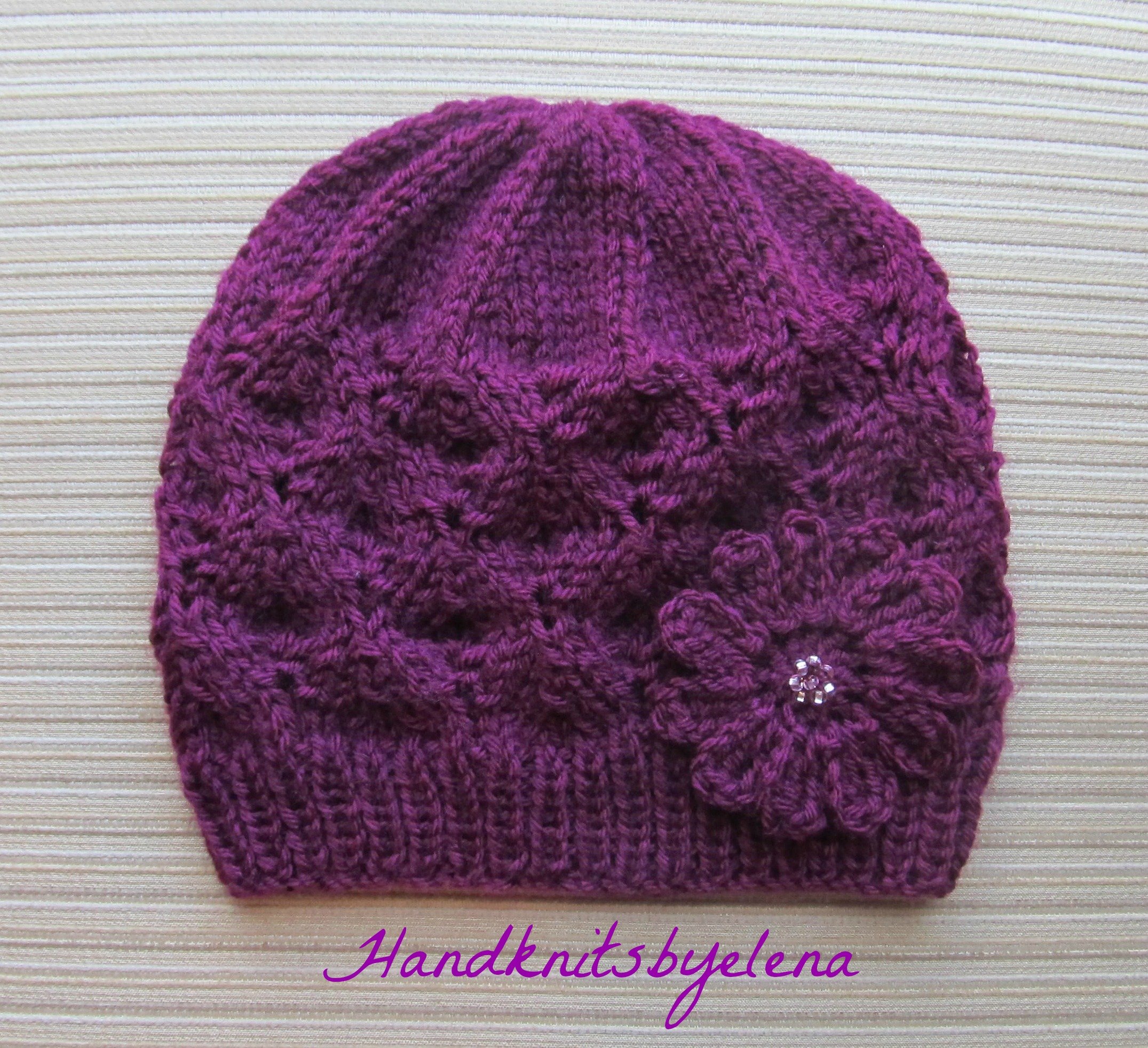 Free Knitting Patterns For Ladies Hats On Straight Needles