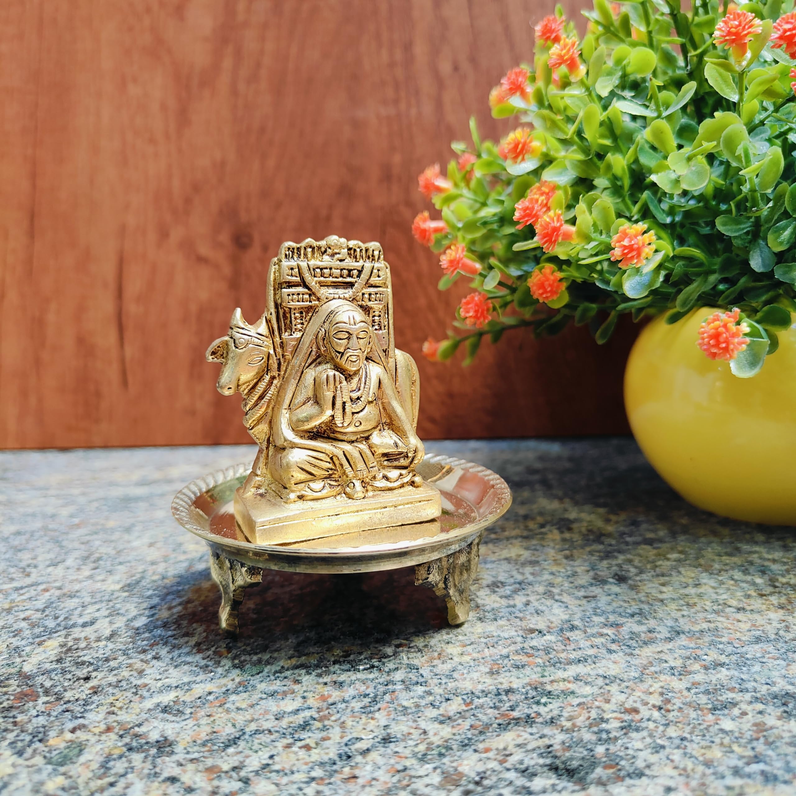 RAMA METAL Brass RAGHAVENDRA Swamy Idol 2