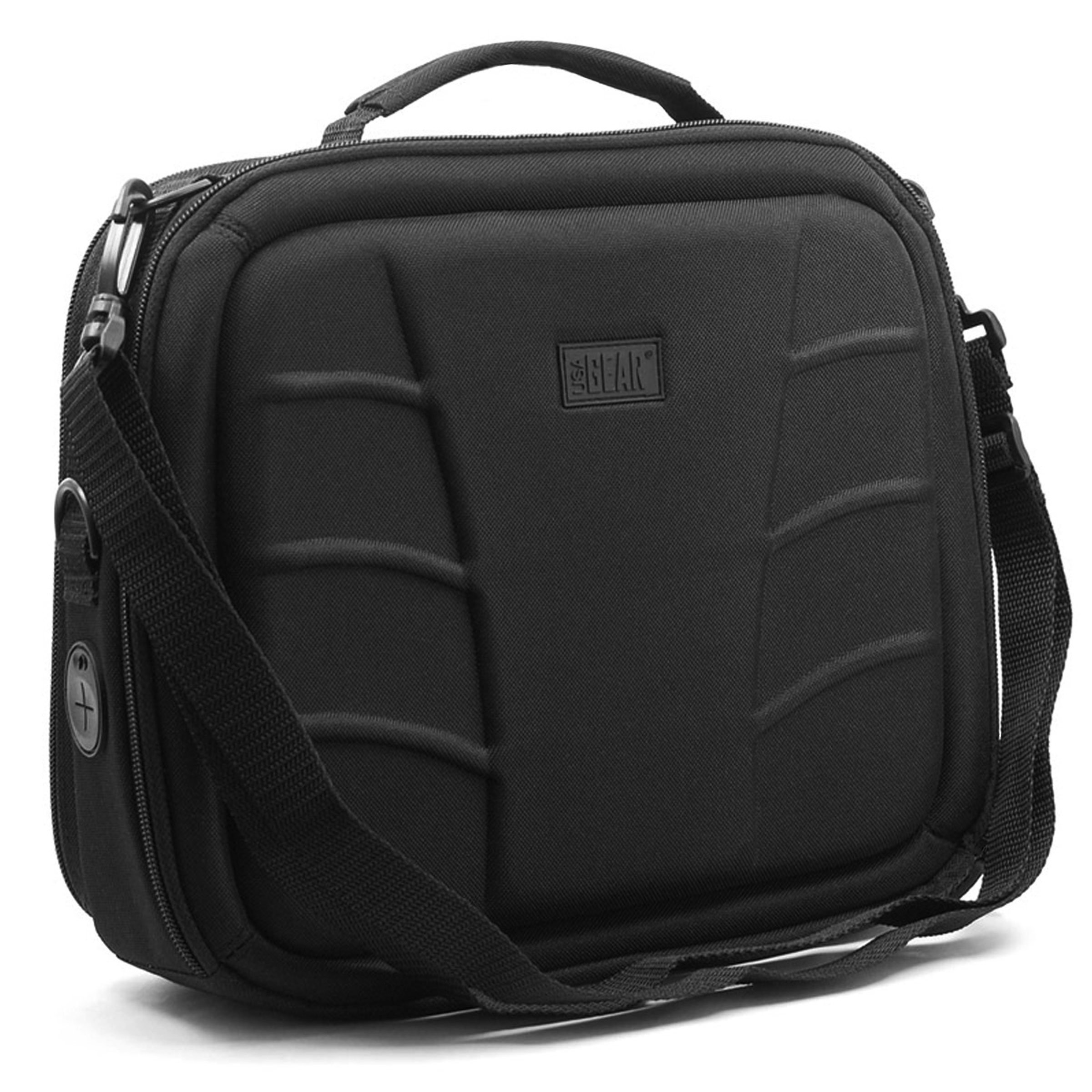 USA Gear Portable Lecteur DVD Appui-Tête Voiture Support Vitrine, Sac De Rangement Compatible avec DBPOWER 9.5 inch, Sylvania SDVD10408, Sony BDPSX910, Plus de lecteurs Blu-Ray/DVD 7-10 Pouces