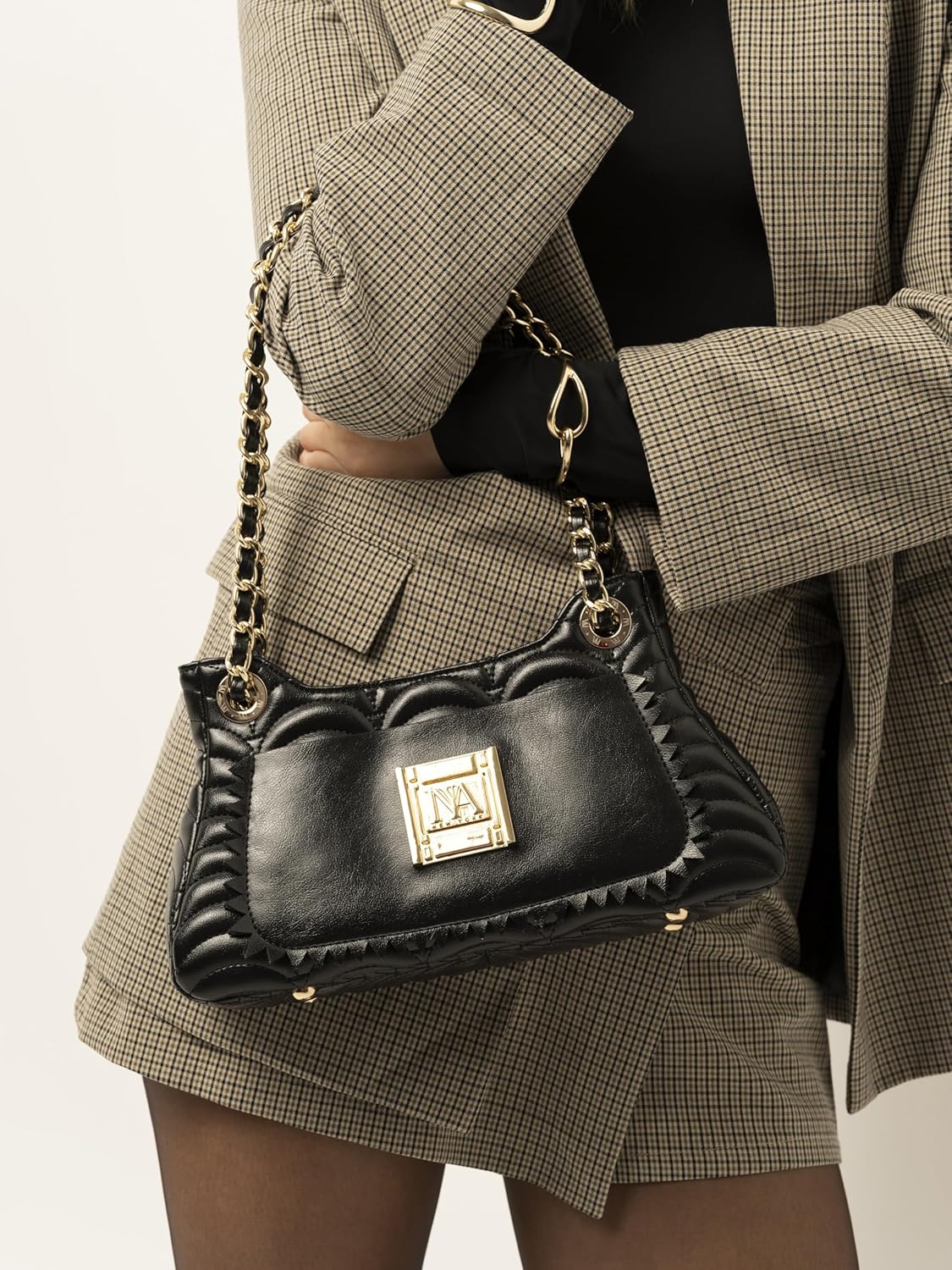 MADISON Vegan Leather Shoulder Clutch Crossbody Designer Bag for Ladies Large Evening Casual Party Work Women Handbag - Image 3