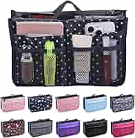 Organizer Per Borsa Donna Con 13 Tasche - Espandibile, Per Viaggio E Quotidiano, Nylon Lavabile - Foto 4