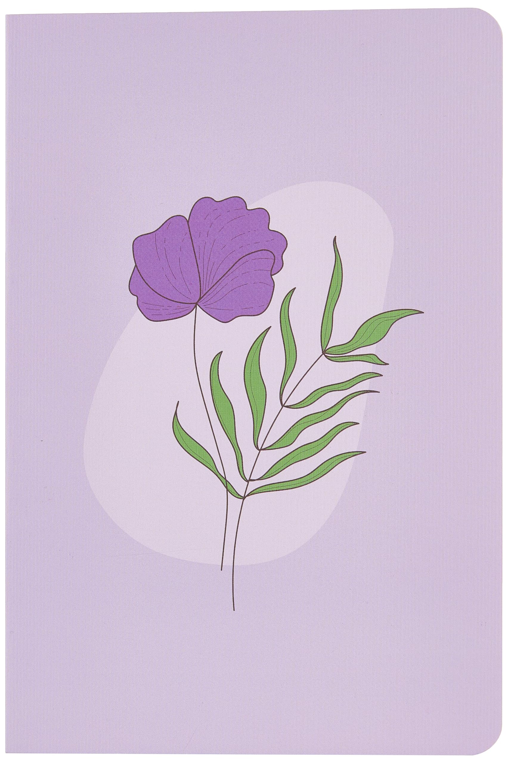 FACTOR NOTES 100 GSM A5 Notebook: Plain | 144 Pages (Violet Bloom) (B0BGYVC3DT) Amazon Price History, Amazon Price Tracker