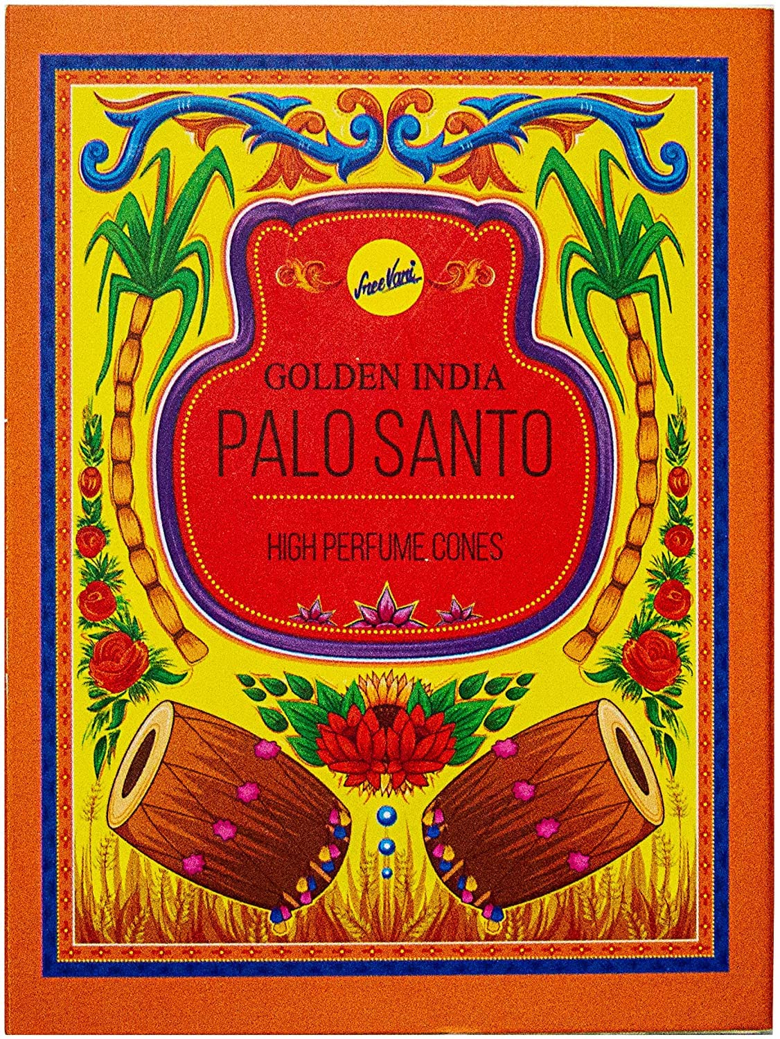 Sreevani Girls Golden India Palo Santo High Perfume Backflow Incense Cones Single Pack