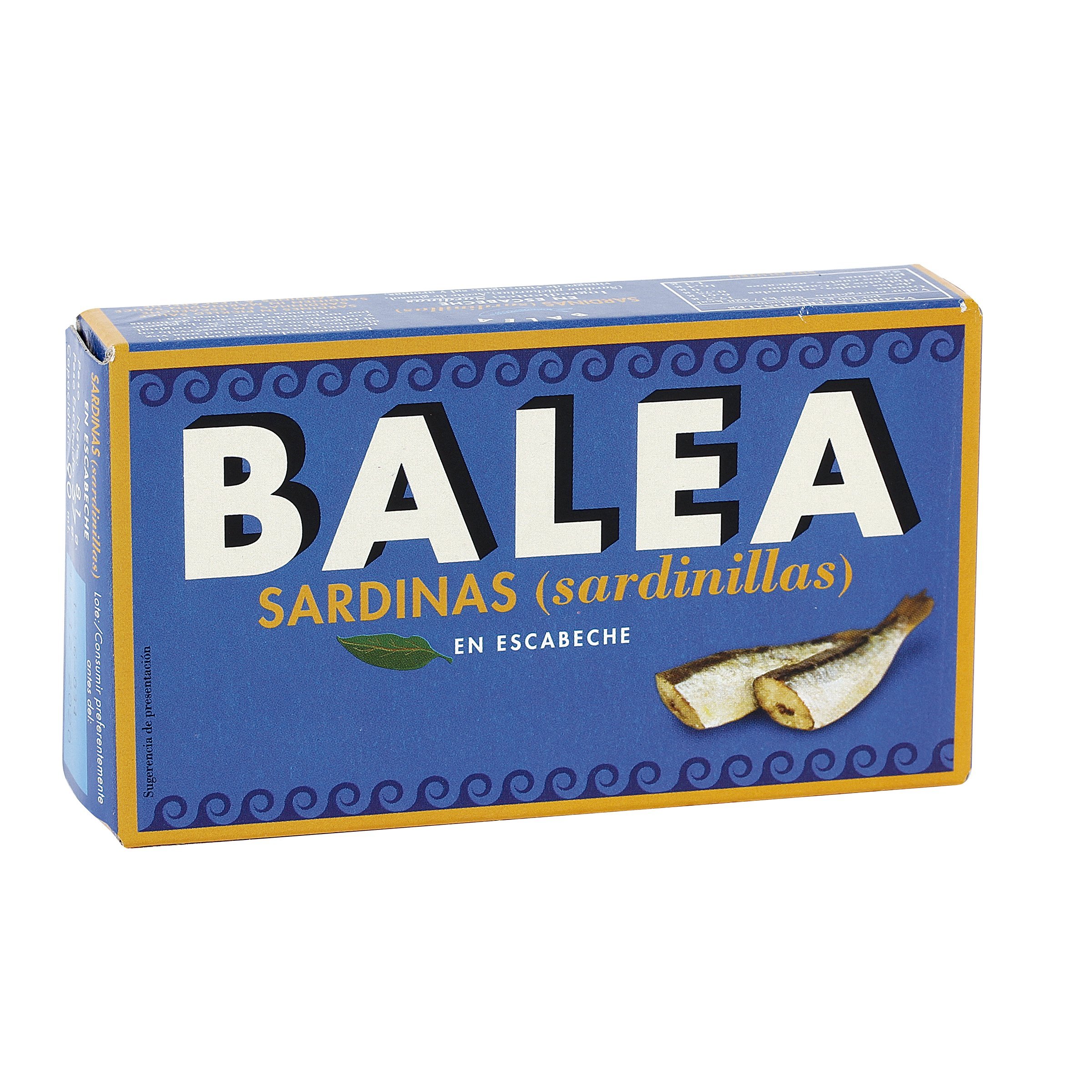 BALEA sardinillas en escabeche 6/8 piezas lata 57 gr