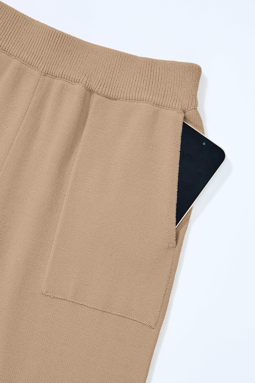 PRETTYGARDEN Women's 2 Piece Knit Sweater Outfit Casual Long Sleeve Pullover Wide Leg Pants Tracksuit Loungewear Set - Image 6