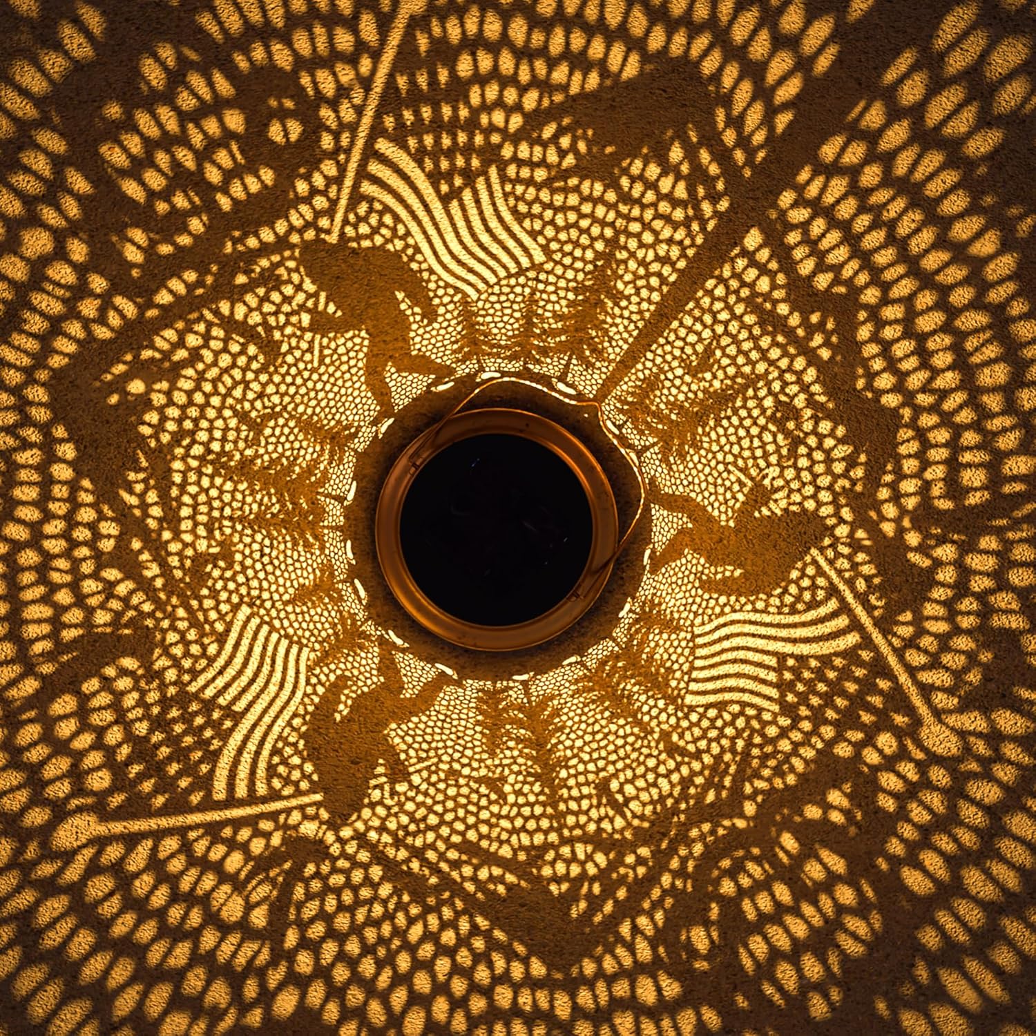 Bigfoot Solar Lantern for Garden Outdoor Decor – Hanging Metal Light Decoration for Patio, Yard, Lawn, Pathway, Backyard – Sasquatch Gift for Mom, Women, Grandma - Image 4