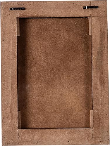 Miniatura 7 de Espejos arqueados pequeños de granja para decoración de pared de sala de estar, 16 x 12 pulgadas, espejo de entrada con marco de madera tallada