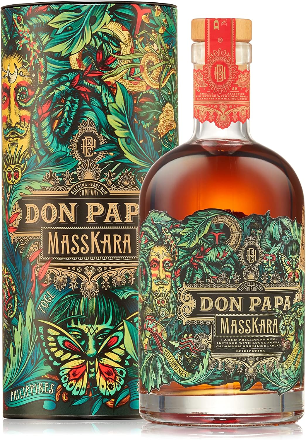 Don Papa Masskara gift box 70cl : Amazon.it: Alimentari e cura della casa