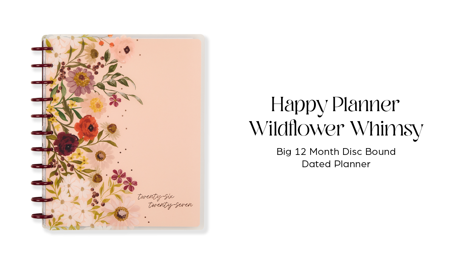 Amazon.com : Happy Planner Disc-Bound Planner July 2026–June 2027