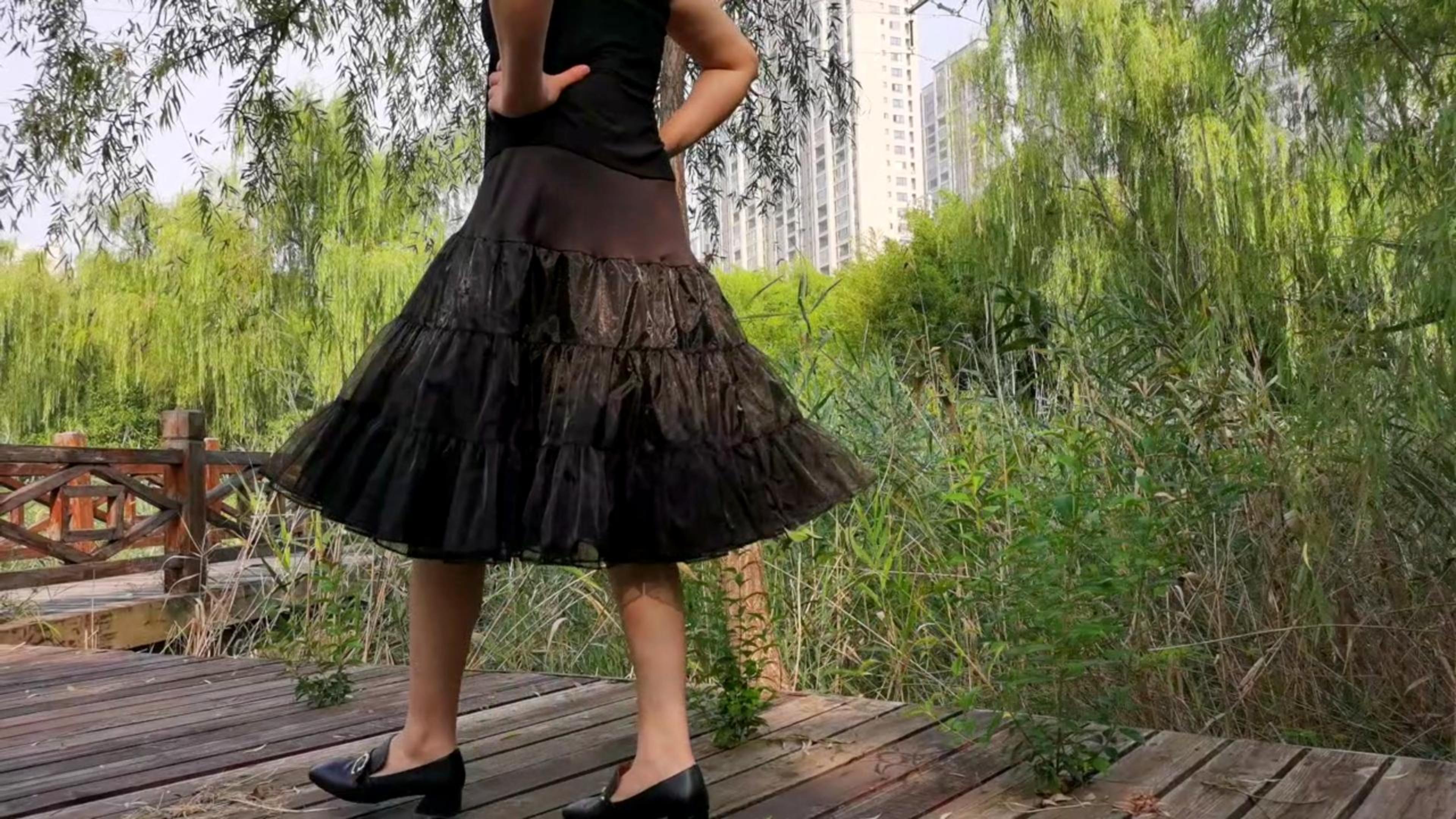 Modeway Vintage 50s Rockabilly Crinoline Tutu Skirt Petticoat(XS-M