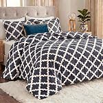 Queen Comforter Set 3 Piece Grey by Utopia Bedding, Printed Comforters Queen Size, Bedding Comforters Sets, Down Alternative Soft Bed Set, 1 Comforter (88 x 88 inches) 2 Pillow Shams (20 x 26 inches)