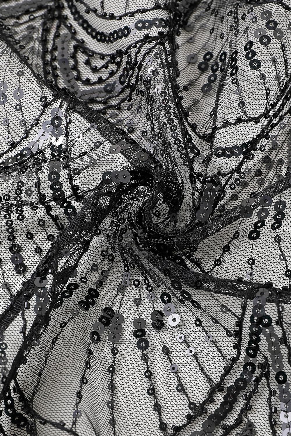 BABEYOND 1920s Shawl Wraps for Women, Sequin Beaded Shawls and Wraps for Evening Dresses Party - Image 6