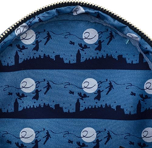Miniatura 4 de Loungefly Disney Peter Pan Second Star Glow - Bolso de hombro con doble correa para mujer, Multi