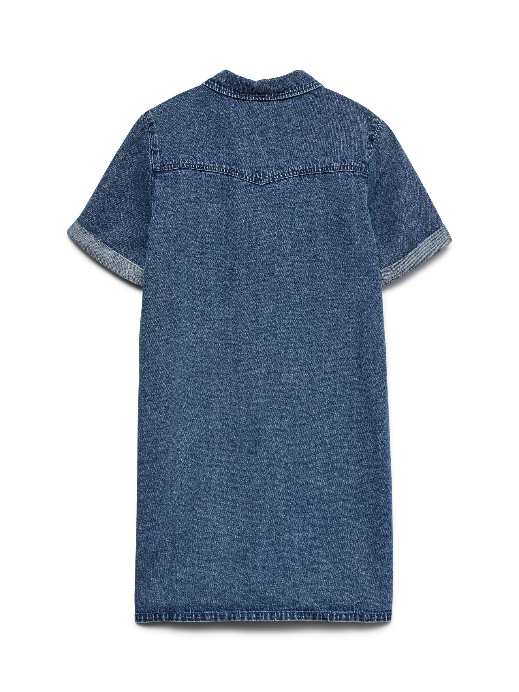 VERO MODA Denim Dress VMJENNIE Short Dress